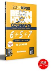 2025 KPSS Coğrafya Tamamı Çözümlü 6+5+7 Deneme - Benim Hocam Yayınları