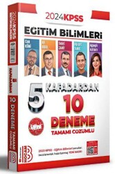 KPSS Eğitim Bilimleri 5 Kafadardan Tamamı Çözümlü 10 Deneme - Benim Hocam Yayınları