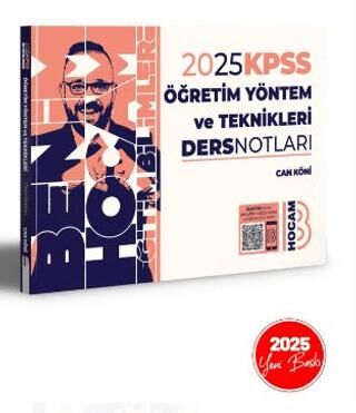 Benim Hocam Yayınları 2024 KPSS Eğitim Bilimleri Öğretim Yöntem ve Teknikleri - 1