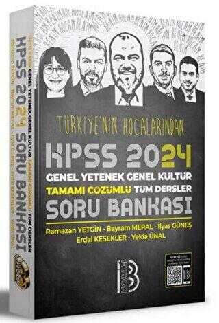 Benim Hocam Yayınları 2024 KPSS Türkiye`nin Hocalarından Tüm Dersler Tamamı Çözümlü Soru Bankası