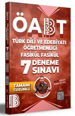 Benim Hocam Yayınları 2024 ÖABT Türk Dili ve Edebiyatı Öğretmenliği Tamamı Çözümlü 7`li Fasikül Deneme