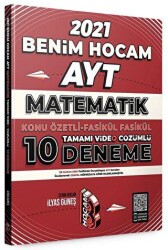 AYT Matematik Konu Özetli Fasikül Fasikül Tamamı Video Çözümlü 10 Deneme Sınavı - Benim Hocam Yayınları
