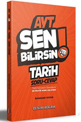Benim Hocam Yayınları AYT Tarih Sen Bilirsin Soru Cevap Kitabı - 1