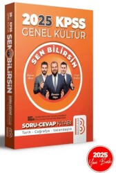 2025 KPSS Genel Kültür Sen Bilirsin Tarih-Coğrafya-Vatandaşlık Soru Cevap Kitabı - Benim Hocam Yayınları