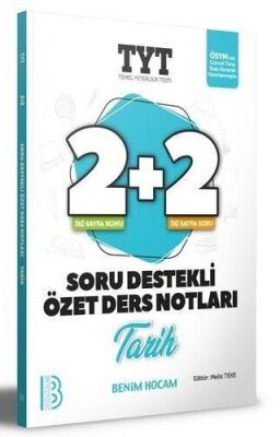 YKS TYT Tarih 2+2 Soru Destekli Özet Ders Notları - 1