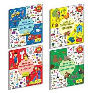 Benim İlk Yapıştırmalarım Seti - 4 Kitap Takım - Teleskop Popüler Bilim