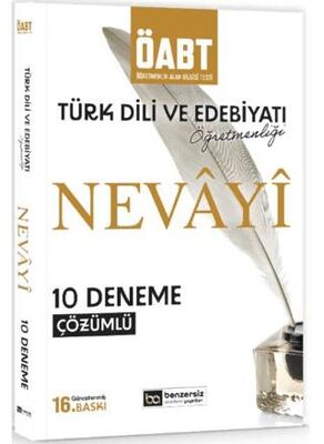 Benzersiz Akademi Yayınları 2024 ÖABT Nevayi Türk Dili ve Edebiyatı Öğretmenliği 10 Fasikül Deneme Çözümlü