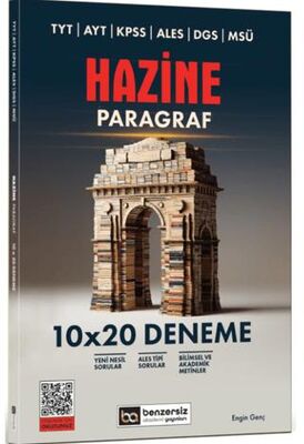 Benzersiz Akademi Yayınları TYT AYT KPSS ALES DGS MSÜ Hazine Paragraf 10 x 20 Deneme - 1