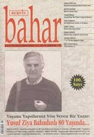 Berfin Bahar Aylık Kültür, Sanat ve Edebiyat Dergisi Sayı: 100