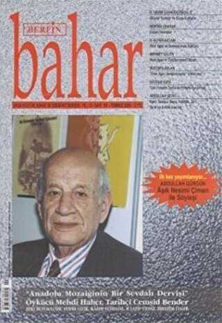 Berfin Bahar Aylık Kültür, Sanat ve Edebiyat Dergisi Sayı: 101 - Berfin Bahar Dergisi