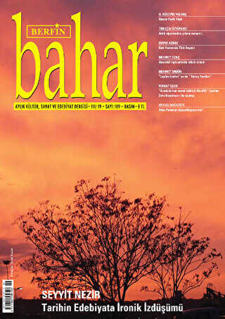 Berfin Bahar Aylık Kültür, Sanat ve Edebiyat Dergisi Sayı: 189