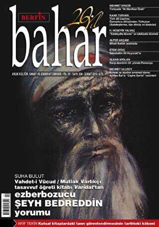 Berfin Bahar Aylık Kültür, Sanat ve Edebiyat Dergisi Sayı: 204
