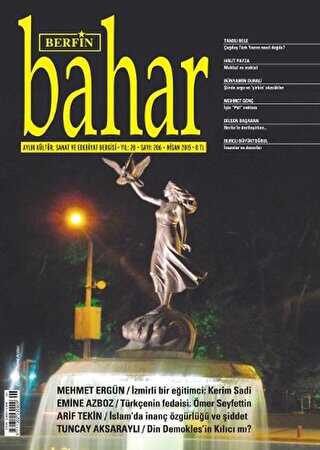 Berfin Bahar Aylık Kültür, Sanat ve Edebiyat Dergisi Sayı: 206