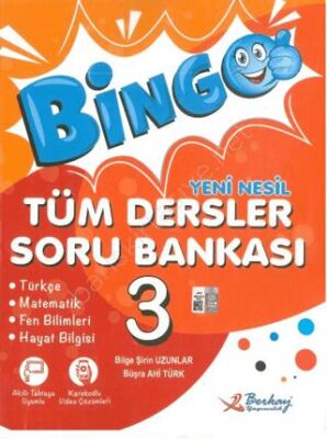 Berkay Yayıncılık 3. Sınıf Bingo Tüm Dersler Soru Bankası 2024 - 1