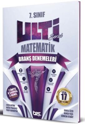 Bes Yayınları 7. Sınıf Matematik Ulti Serisi Denemeleri - 1