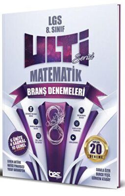 Bes Yayınları 8. Sınıf Matematik Ulti Serisi Denemeleri - 1