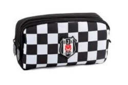 Beşiktaş Dama Desenli Kalem Çantası 25306 - Me Çanta
