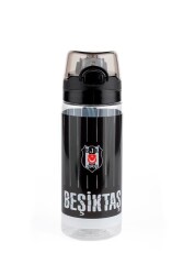 Beşiktaş İnce Çubuk Desenli 500 Ml Plastik Matara 25371 - Me Çanta