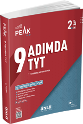 Ünlü Yayınları Best Peak 9 Adımda TYT Soru Bankası 2. Kitap - Ünlü Yayınları