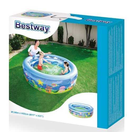 Bestway Jumbo Boy 3 Halkalı Yuvarlak Şişme Havuz