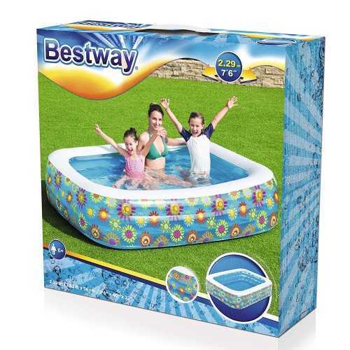 Bestway Mega Boy Okyanus Desenli Şişme Aile Havuzu