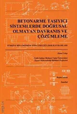 Betonarme Taşıyıcı Sistemlerde Doğrusal Olmayan Davranış ve Çözümleme - Beta Yayınevi