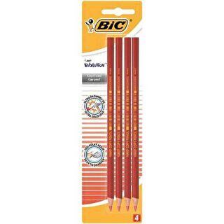 Bic Evolution Kırmızı Kopya Kalemi 4`lü Blister - 1