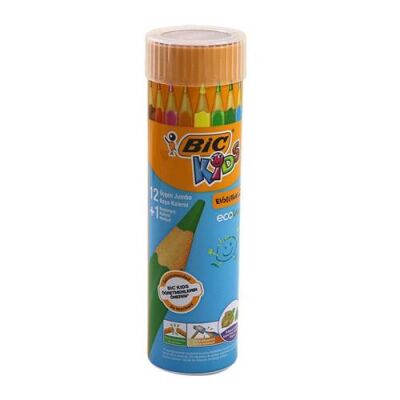 Bic Evolution Kuru Boya Kalemi 12+1 Renk Metal Tüp - 1