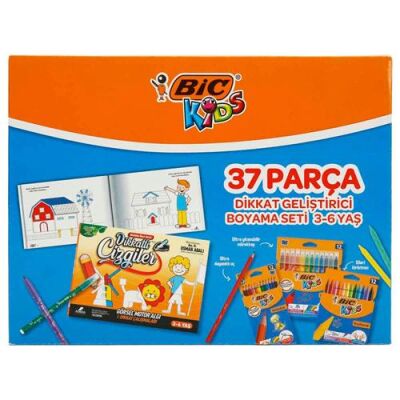 Bıc Kıds Dikkat Geliştirici Boyama Seti - 37 Parça - 3