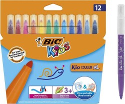 Bic Kid Couleur XL Keçeli Kalem 12Li - 1