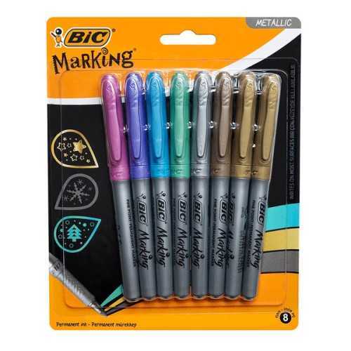 Bic Marking Color 8Li Blister Metalik Renkler - Bic