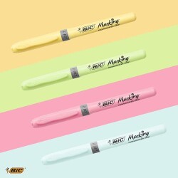 Bic Marking Highlighter Grip Pastel 4 Renk - 2