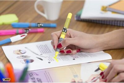 Bic Marking Highlighter Grip Pastel 4 Renk - 3