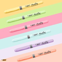 Bic Marking Highlighter Grip Pastel 6Lı Blister - 3