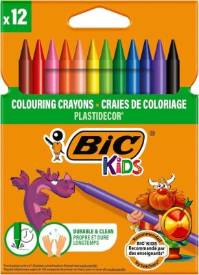 Bic Silinebilir Pastel 12 Renk Kutu - 1