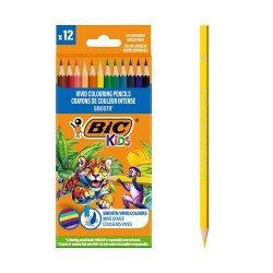 Bic Smooth Kuru Boya Kalemi 12 Renk - Bic
