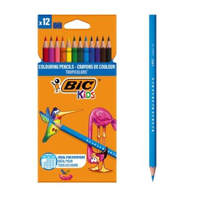 Bic Tropicolor2 Boya Kalemi Uzun 12`li Kutu - 1