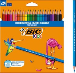 Bic Tropicolor2 Boya Kalemi Uzun 24`lü Kutu - 1