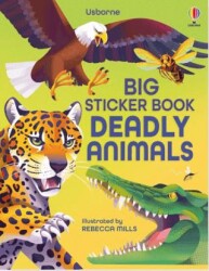 Big Sticker Book Deadly Animals - Usborne