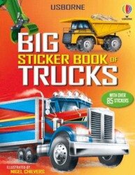 Big Sticker Book of Trucks - Usborne