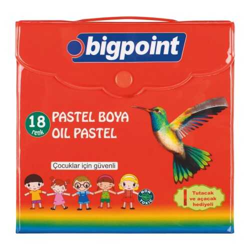 Bigpoint Pastel Boya 18 Renk Çantalı