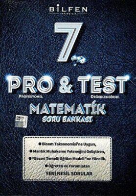 Bilfen Yayıncılık Bilfen 7. Sınıf Matematik Pro & Test Soru Bankası - 1