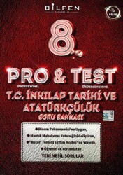 Bilfen Yayıncılık Bilfen 8. Sınıf T.C. İnkilap Tarihi ve Atatürkçülük Pro & Test Soru Bankası - Bilfen Yayıncılık