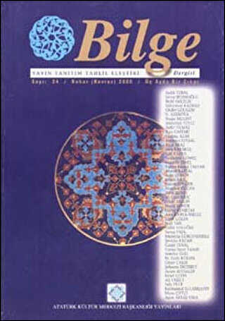 Bilge Dergisi Sayı: 24 - Bahar 2000