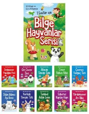 Bilge Hayvanlar Serisi 10 Kitap+Soru Kitapçığı - 1