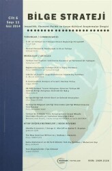 Bilge Strateji Dergisi Cilt: 6 - Sayı:11 Güz 2014 - BİLGESAM Yayınları
