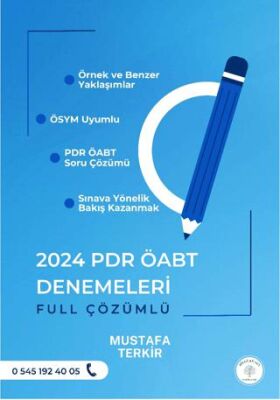 Bilgi Ağacı Yayınları 2024 PDR ÖABT Denemeleri Full Çözümlü - 1