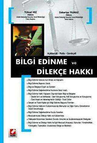 Bilgi Edinme ve Dilekçe Hakkı - Seçkin Yayıncılık