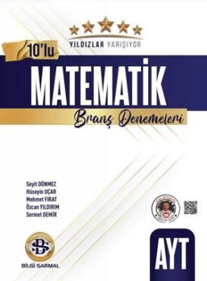 Bilgi Sarmal Yayınları AYT Matematik Yıldızlar Yarışıyor 10 lu Branş Denemesi - 1