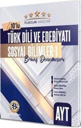 Bilgi Sarmal Yayınları AYT Türk Dili ve Edebiyatı Sosyal Bilimler - 1 Yıldızlar Yarışıyor 10`lu Branş Denemeleri - Bilgi Sarmal Yayınları
